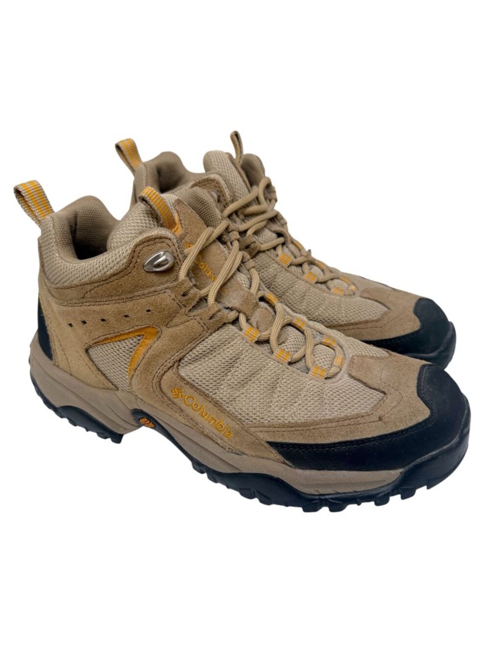 Columbia Hiking Boots Mens Size 10 Trail Meister IV Mid H Tan Suede Mesh